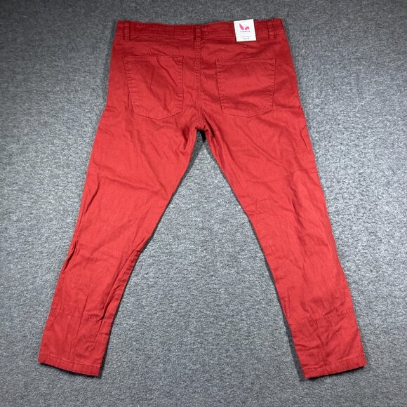 NWT Pride Bunny Pants Mens 36 Clay Red Rainbow Lining - Picture 10 of 13